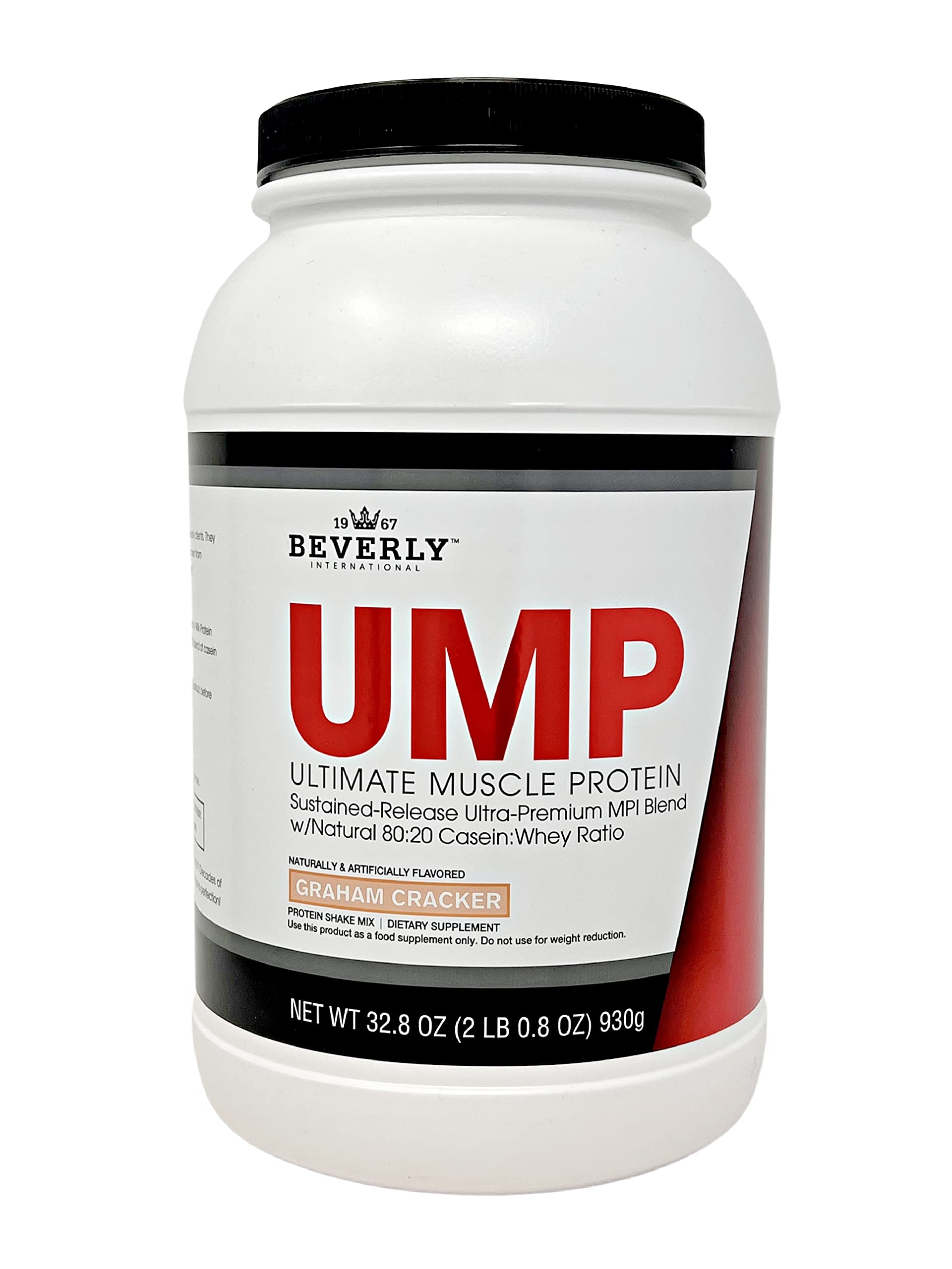 Beverly International UMP, empaque de proteína, sabor galleta graham para una dieta limpia