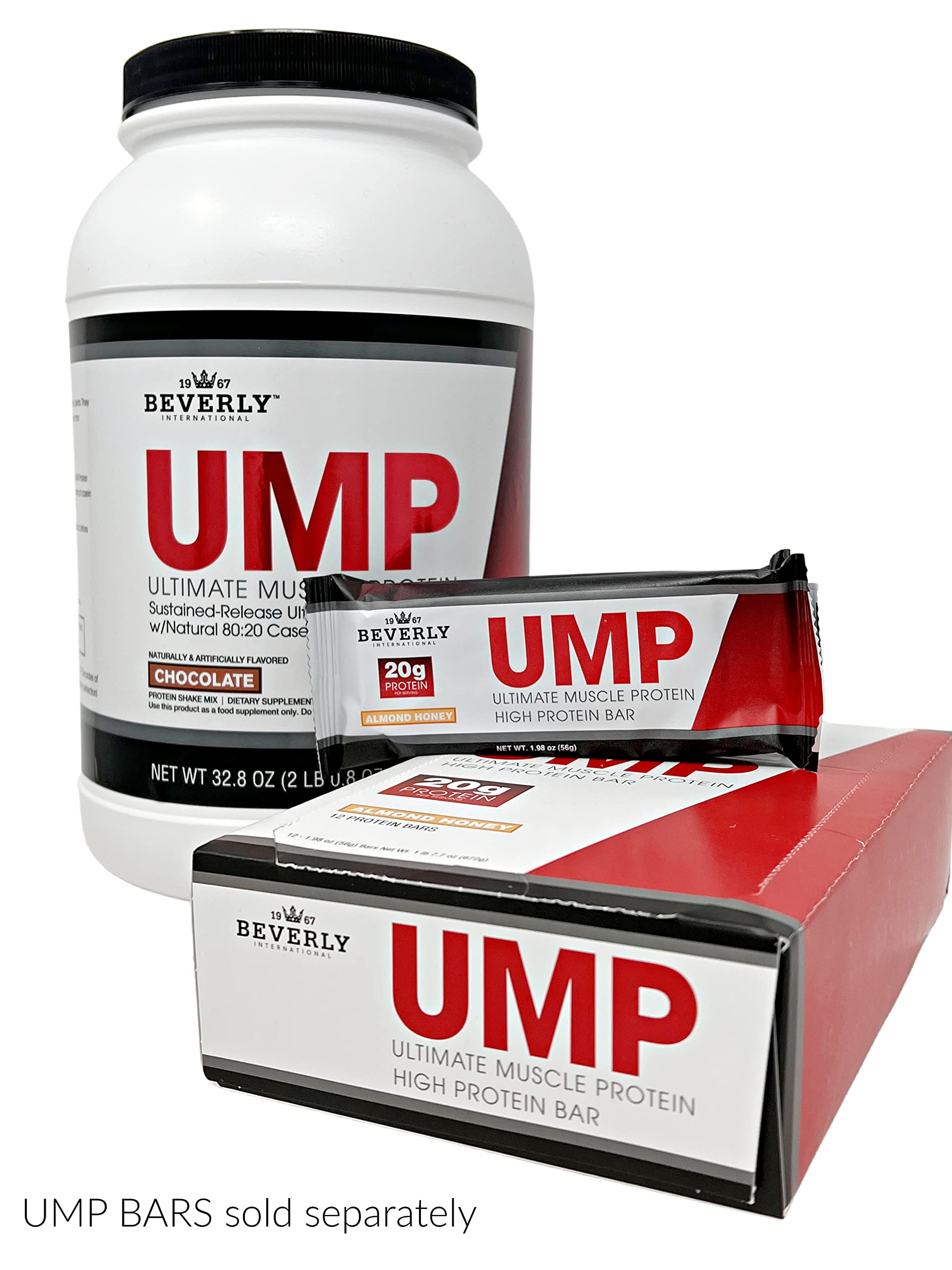 Beverly International UMP Proteína chocolate, pre-entrenamiento para energía sostenida