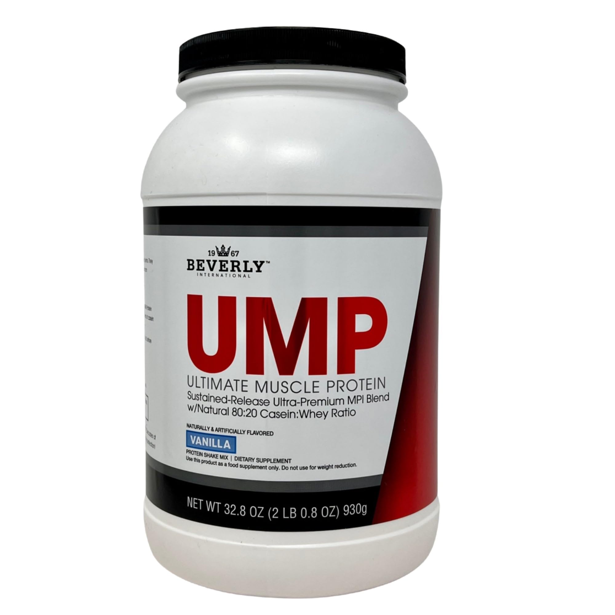 Beverly International UMP envase, proteína en polvo vainilla para músculo magro