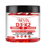 BEVIX gominolas D3 K2 sin azúcar en empaque práctico.