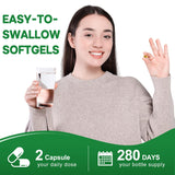 Cápsulas fáciles de tragar mejoran la absorción en el sistema digestivo.