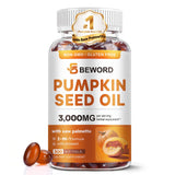 BEWORD aceite semilla calabaza con extracto de serenoa, botella lista para uso diario.