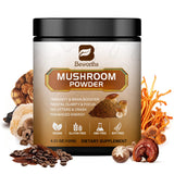 B BEWORTHS Mushroom Coffee: taza humeante para energía equilibrada.