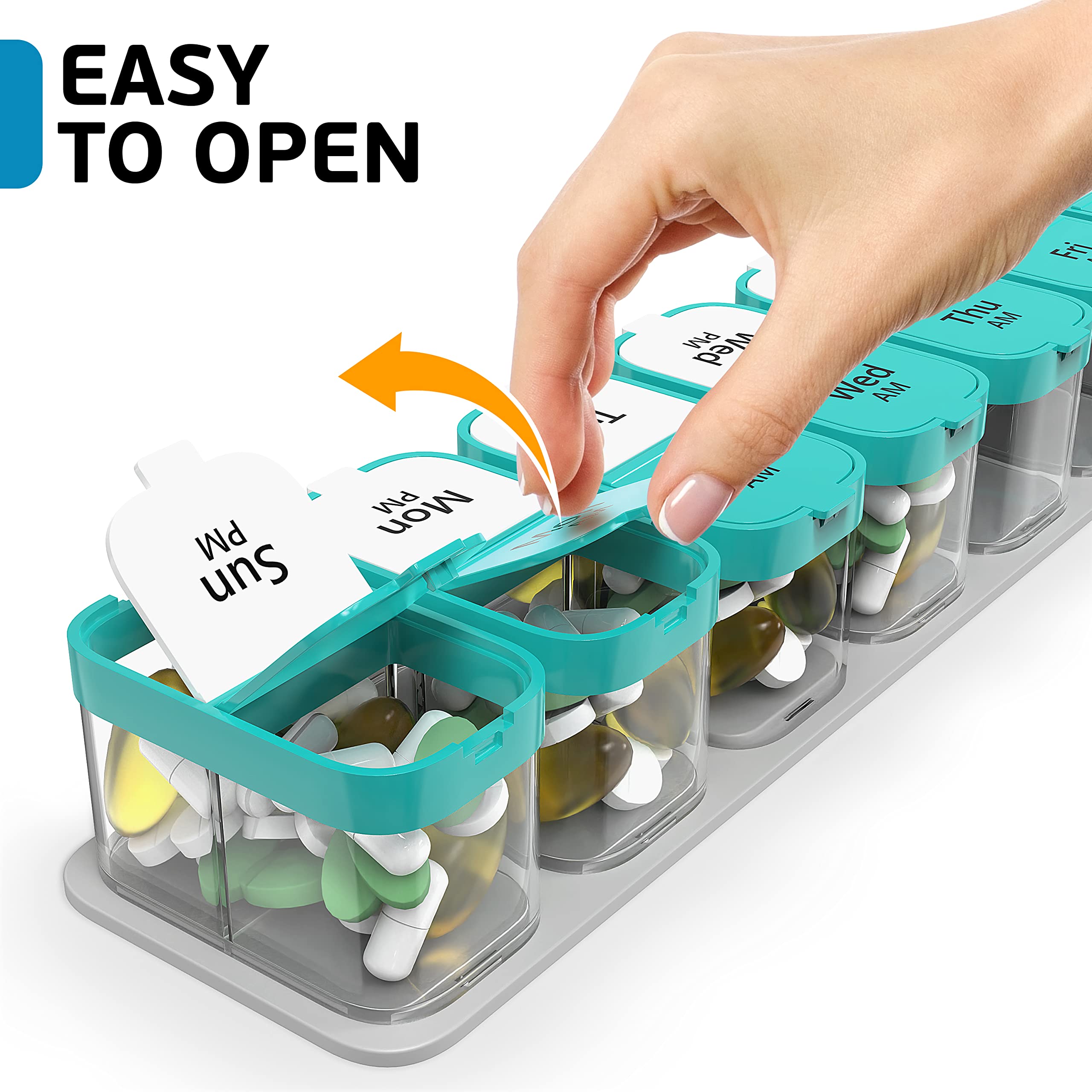 BEXEEN tapa abierta XL, llenado sencillo y manejo cómodo.