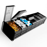 Organizador XXL de pastillas BEXEEN con AM/PM para dosis diarias claras.