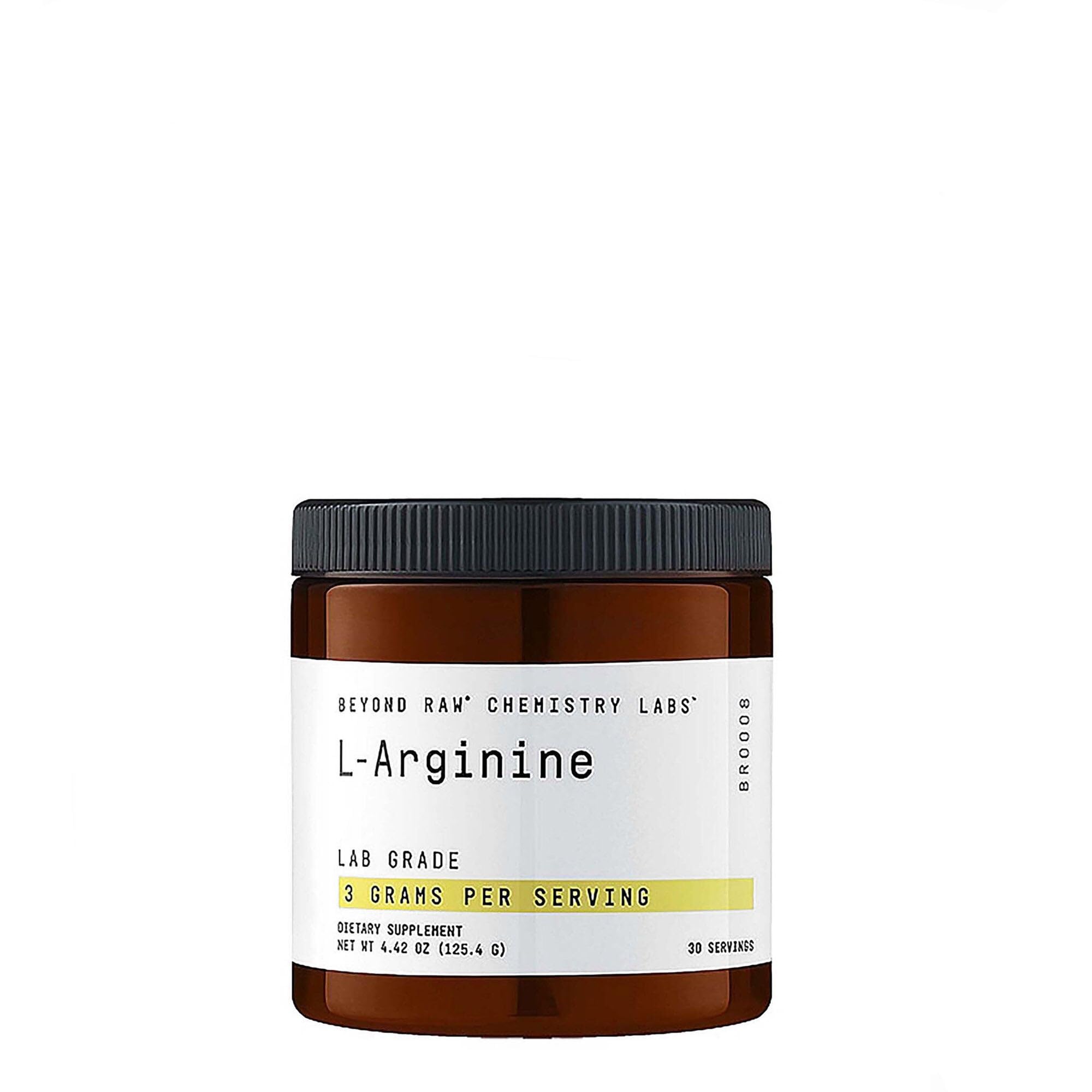 BEYOND RAW L-Arginine polvo en bote para potenciar rendimiento previo al entrenamiento