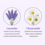 Beyond Wicks botella de 75 ml lavanda camomila para uso nocturno en cama