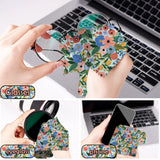 BHAHB paño limpieza: compacto para gafas y pantallas con diseño floral