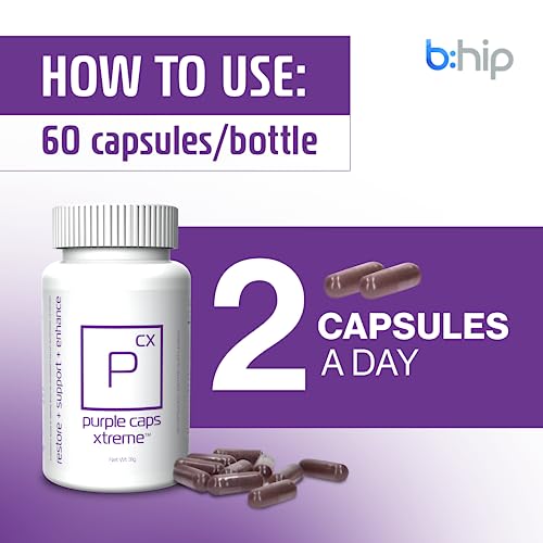 bhip Global Purple Caps Xtreme: frasco para energía sostenida