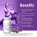 bhip Global Purple Caps Xtreme: vista trasera con dosis sugerida diaria