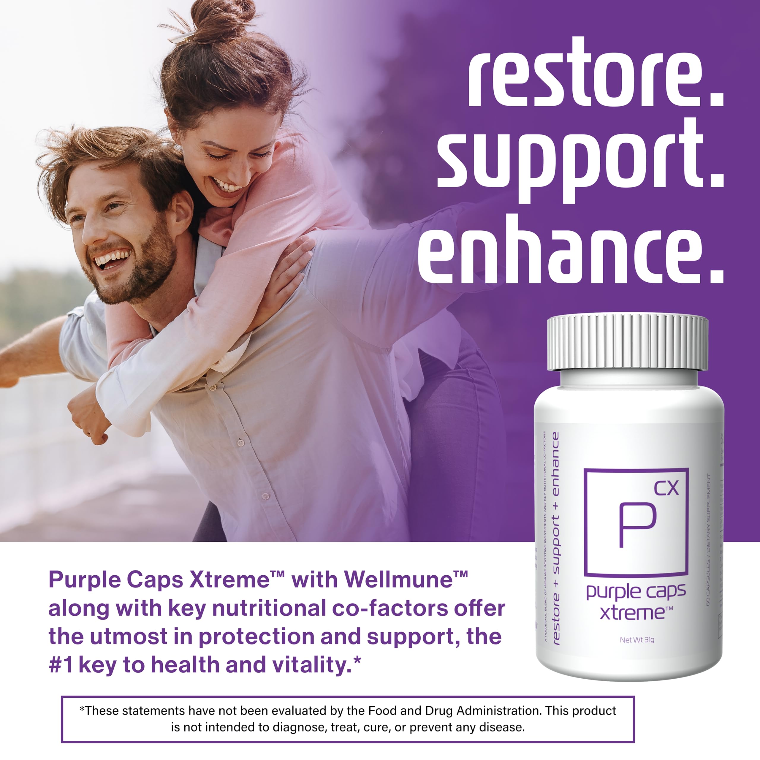 bhip Global Purple Caps Xtreme: dosis diaria recomendada para hábitos saludables