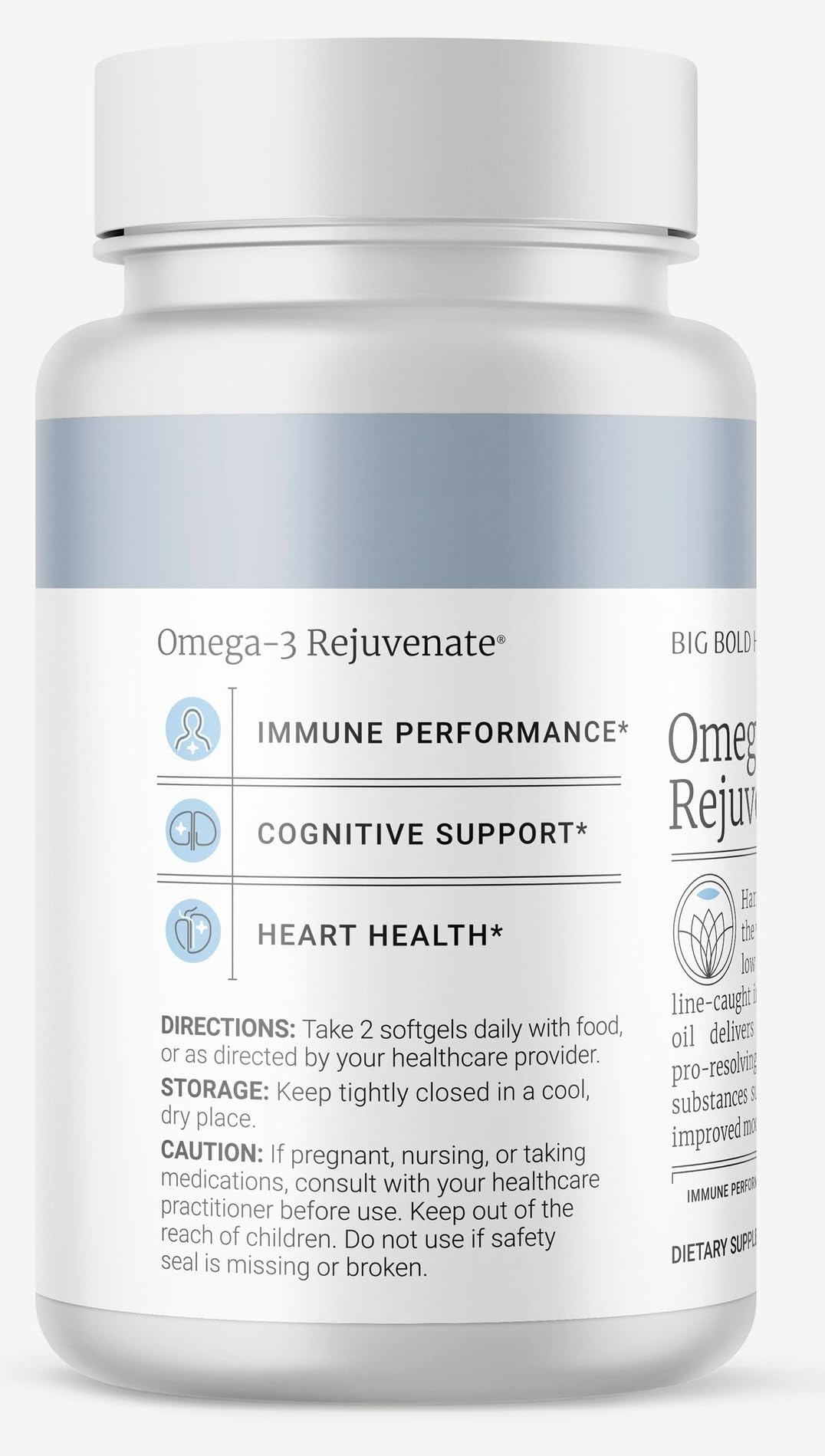 BIG BOLD HEALTH Omega-3 Rejuvenate, batidos: ideas simples para incorporar en la rutina.