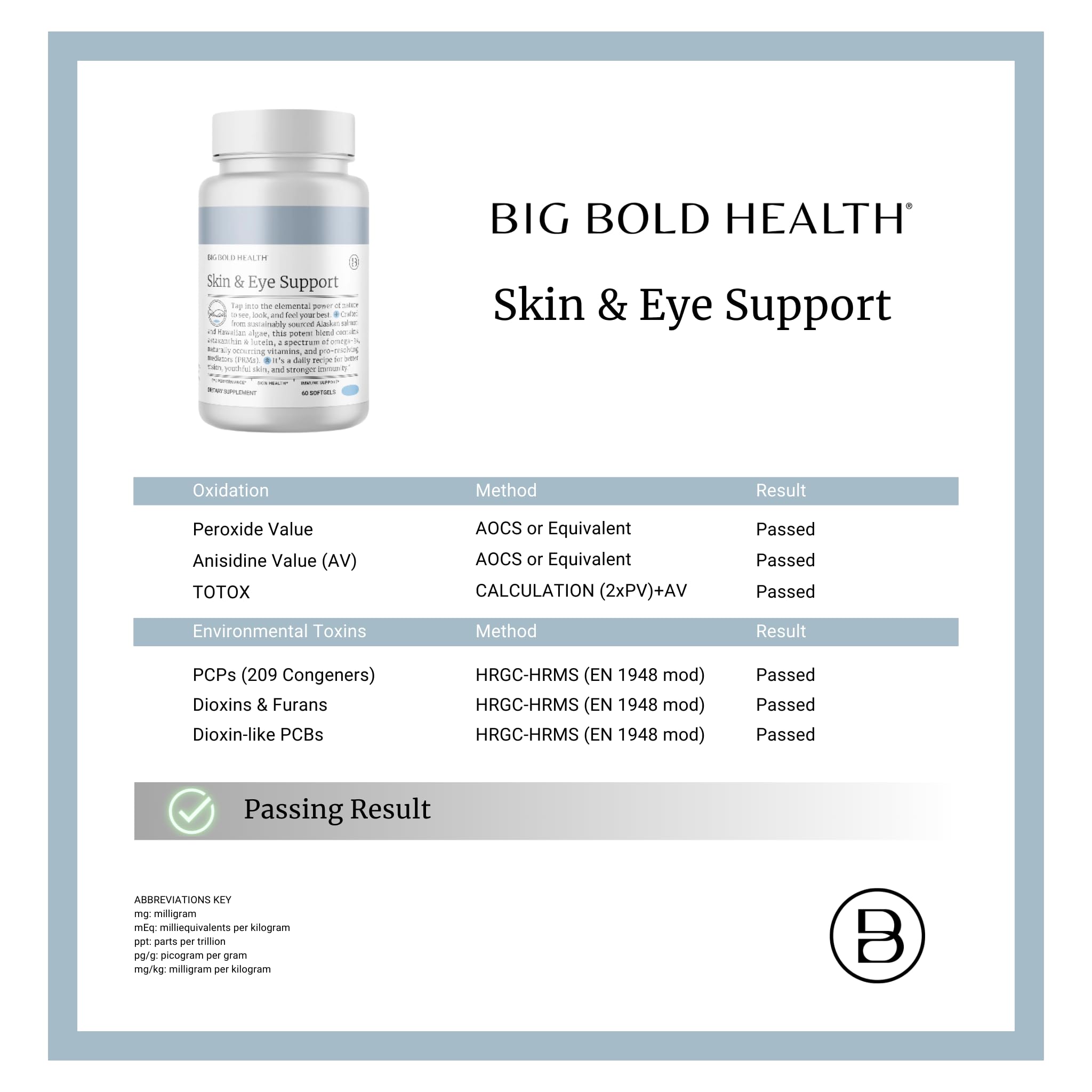 BIG BOLD HEALTH Botella de omega-3, ideal para la rutina diaria.
