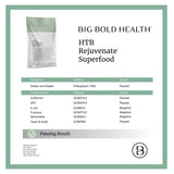BIG BOLD HEALTH HTB Rejuvenate: textura fina y disolución fácil en agua fría.