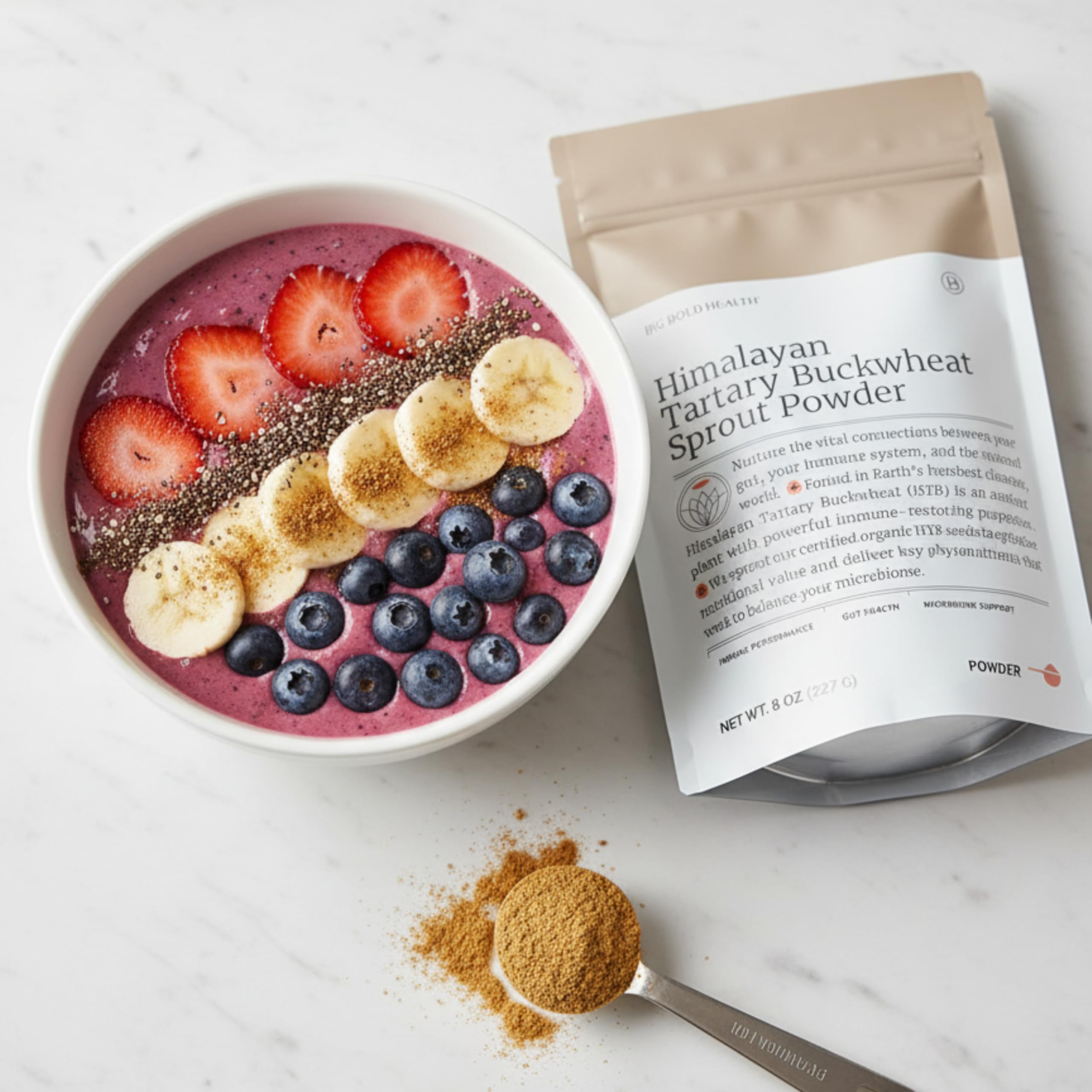 BIG BOLD HEALTH uso diario en recetas saludables.