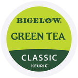 Empaque de Bigelow té verde, diseño de cápsulas