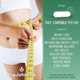 BIGJOHNLAB Thin30 dosis diarias para un inicio de rutina saludable.