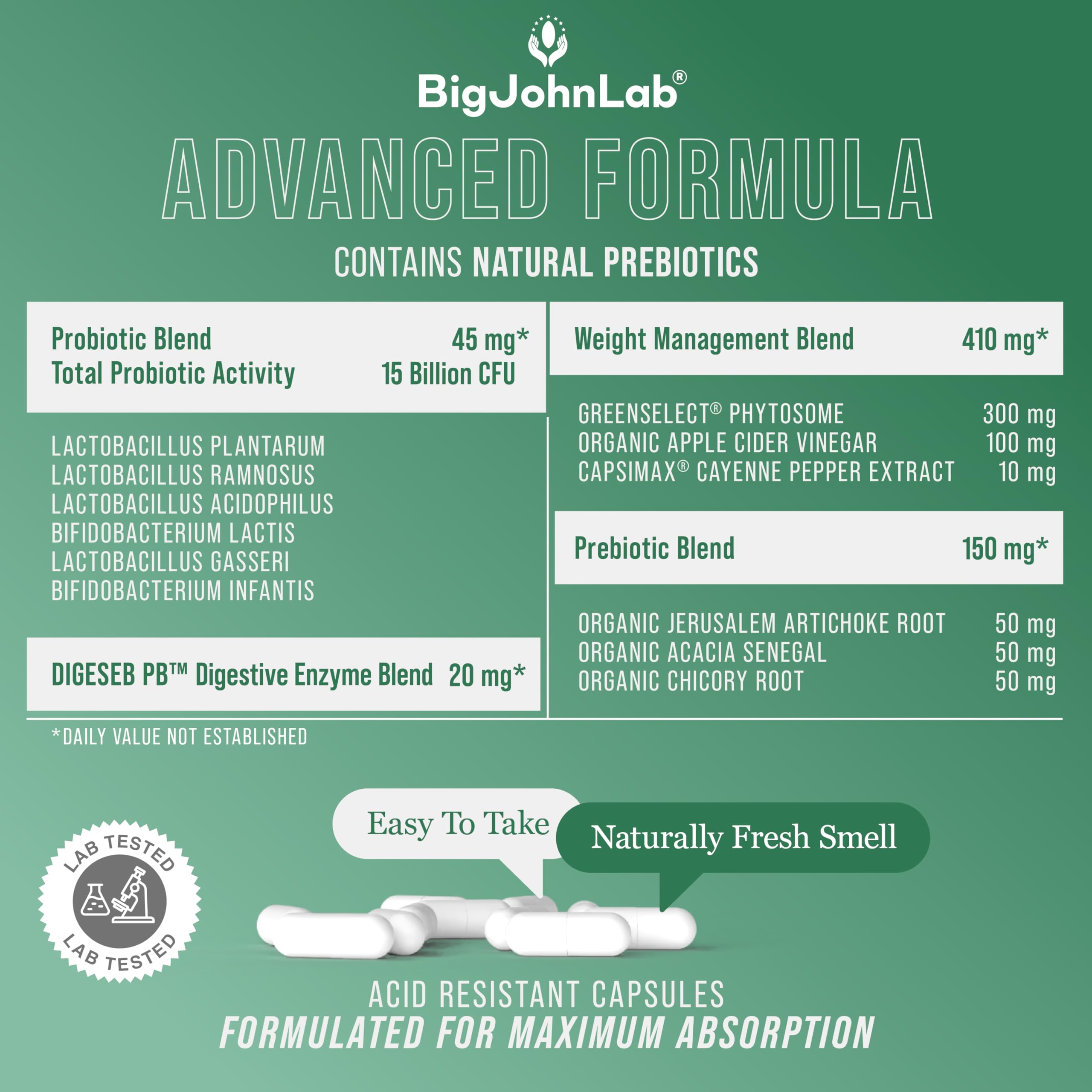 BIGJOHNLAB Thin30 empaque facilita almacenamiento seguro y fresco.