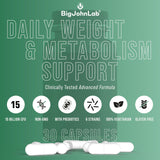 BIGJOHNLAB Thin30 proceso en cápsulas para estilo de vida equilibrado.