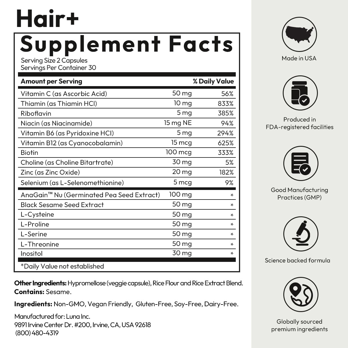 BIGVITA resultados: cabello más denso y con mejor volumen.