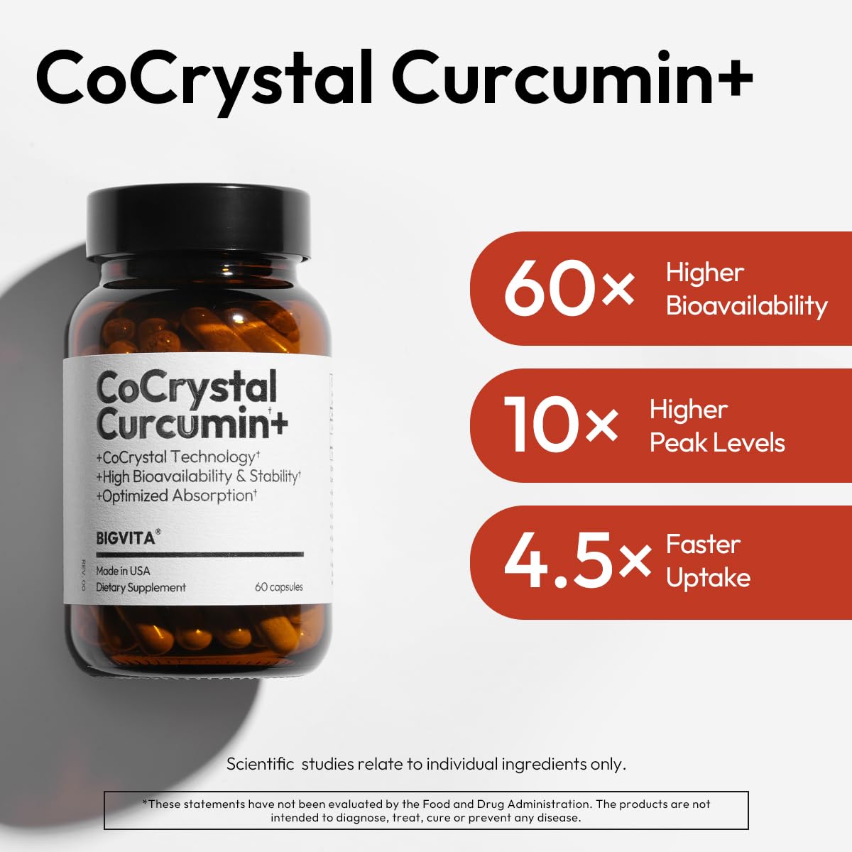 Tecnología CoCrystal mejora la absorción de curcumina de forma eficiente.
