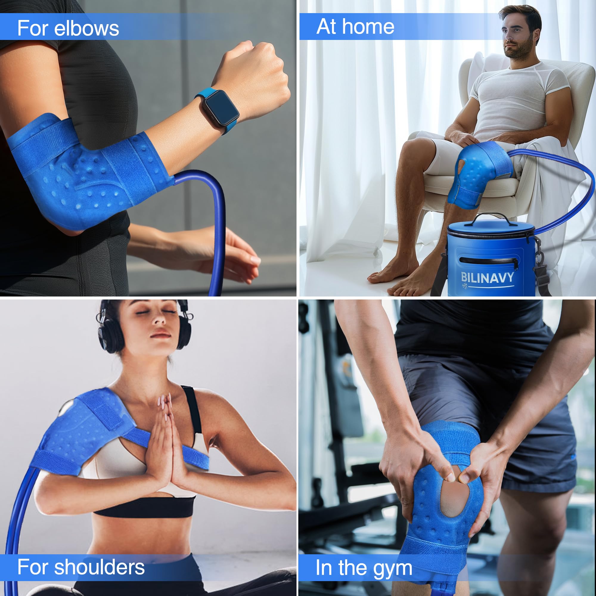 BilinavyNew Paquete de accesorios listo para empezar la terapia fría.