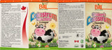 Bill Natural Sources Ninos Colostro masticables espalda: etiqueta con ingredientes clave.