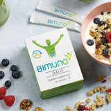 BIMUNO Immunity: envase portátil y no requiere refrigeración.