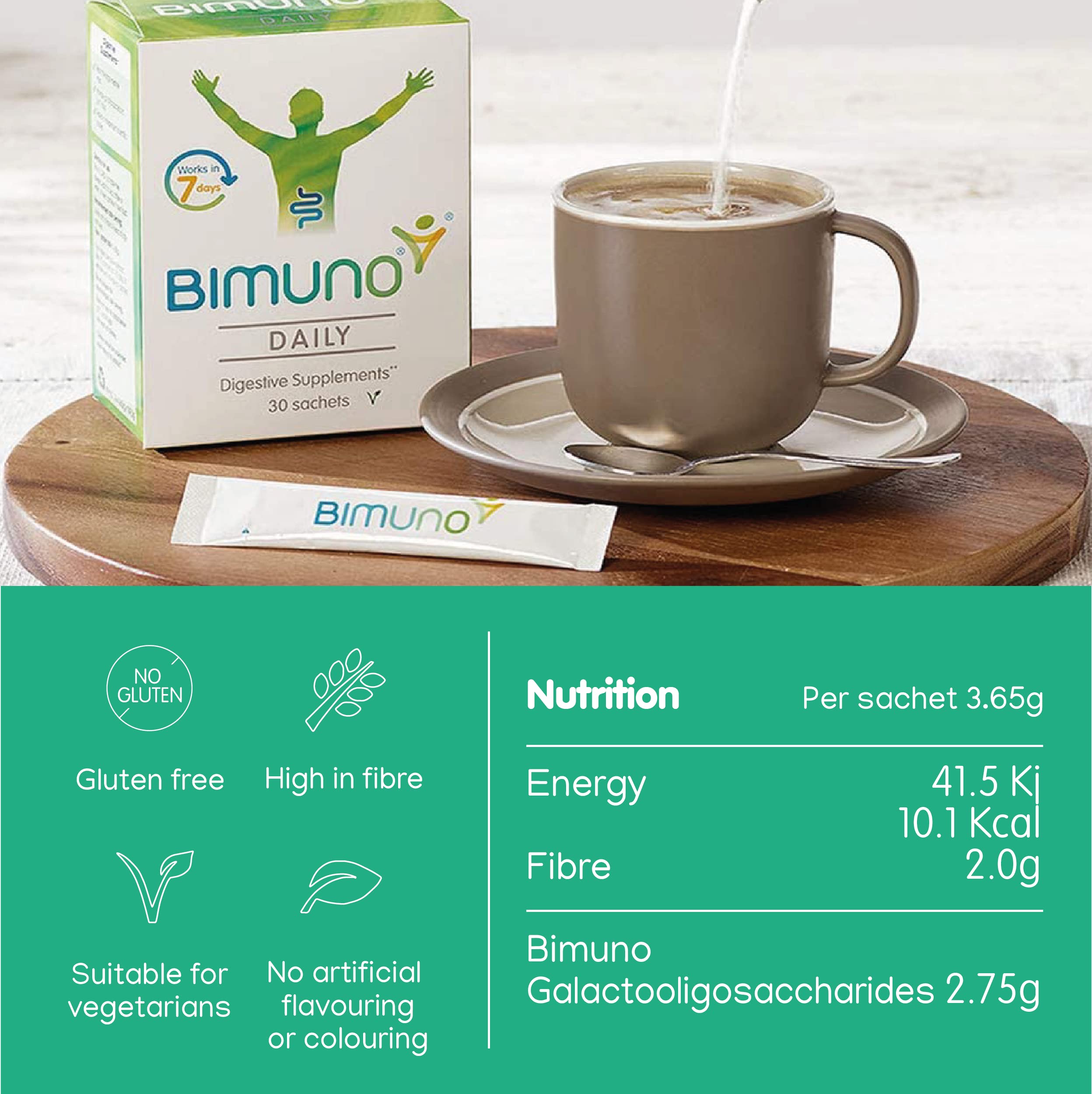 BIMUNO Immunity: vitaminas D3, C y zinc para el aporte diario.
