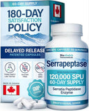 Bio Absorb Serrapeptasa, botella lista para consumo diario seguro.