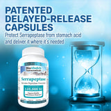 Bio Absorb Serrapeptase: uso diario en ayunas para apoyar procesos naturales.
