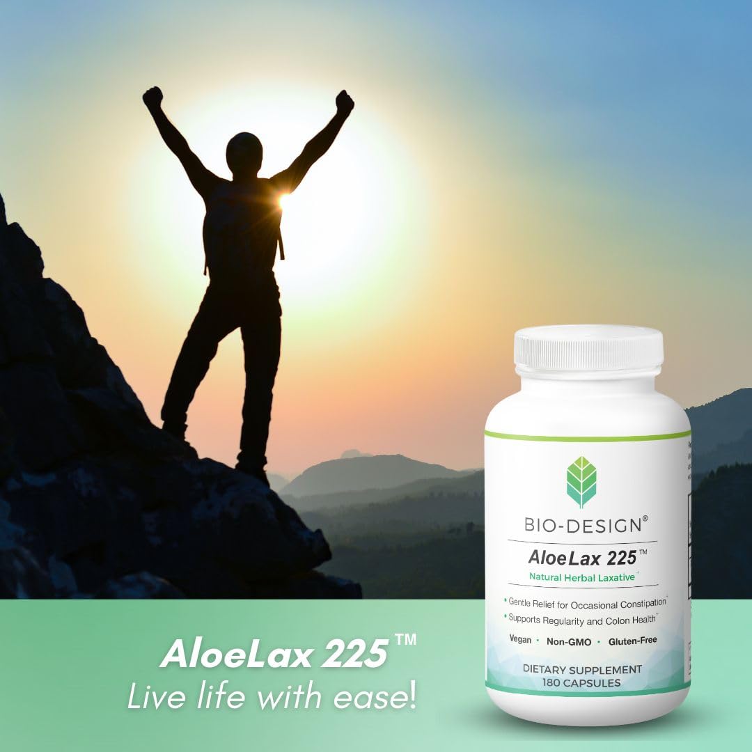 Bio-Design Aloe Lax 225 uso diario para apoyar digestión suave
