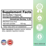 Bio-Design Aloe Lite etiqueta destaca calidad y procedencia responsable.