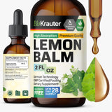 BIO KRAUTER Tintura de toronjil en botella para calma diaria y sabor suave.