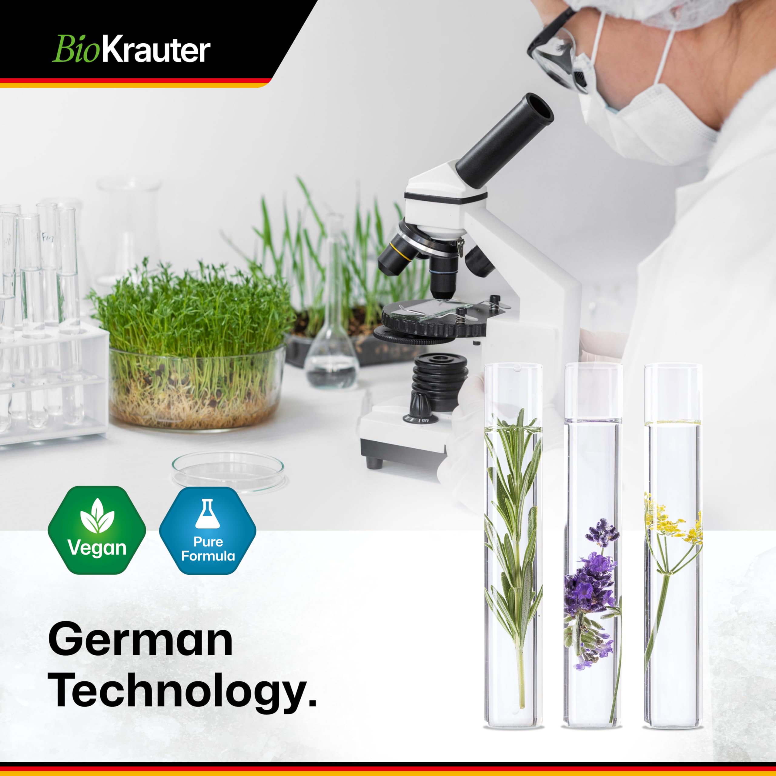 BIO KRAUTER Menta productos fabricados en EE. UU. con ingredientes globales.