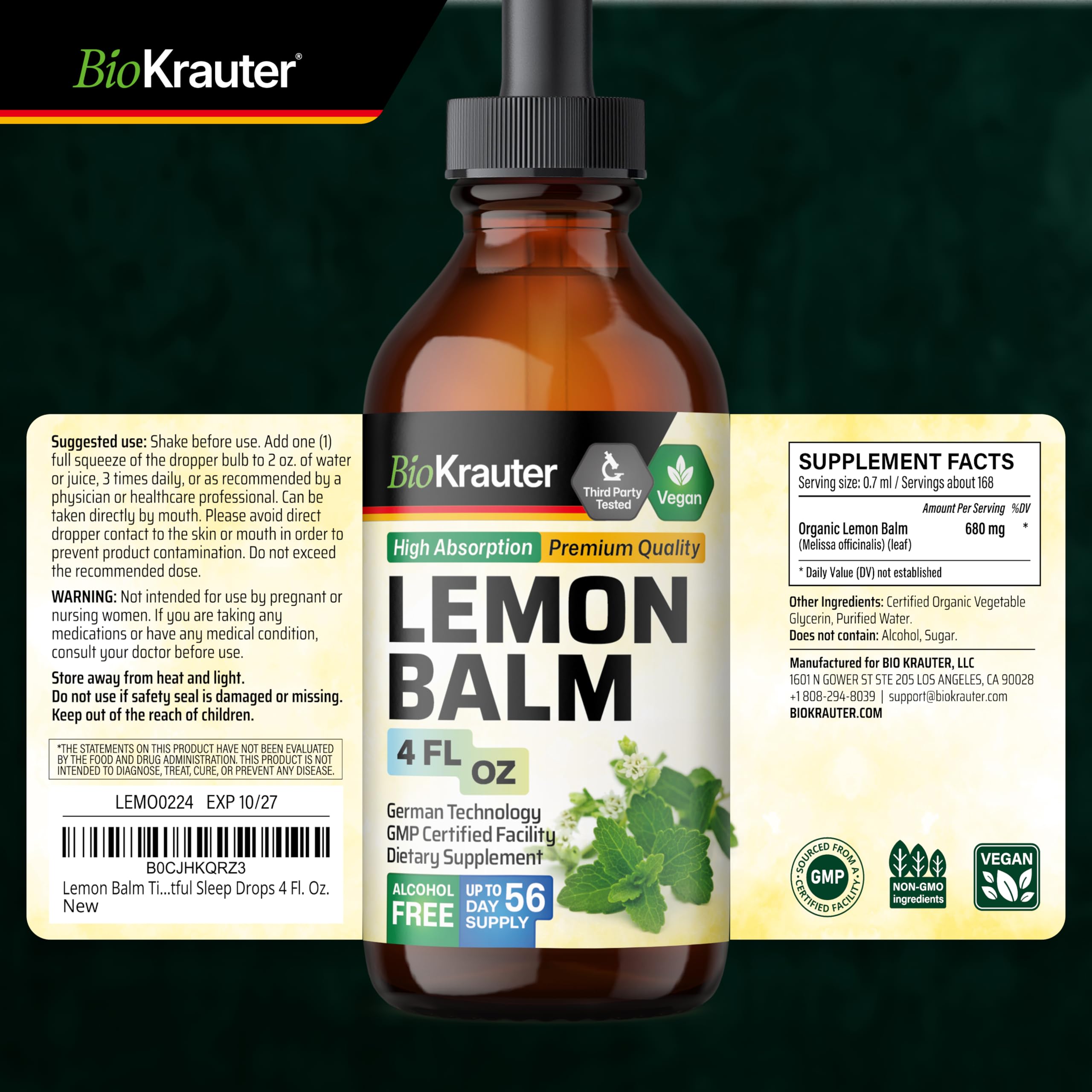 BIO KRAUTER producto en estante: bienestar natural para el hogar