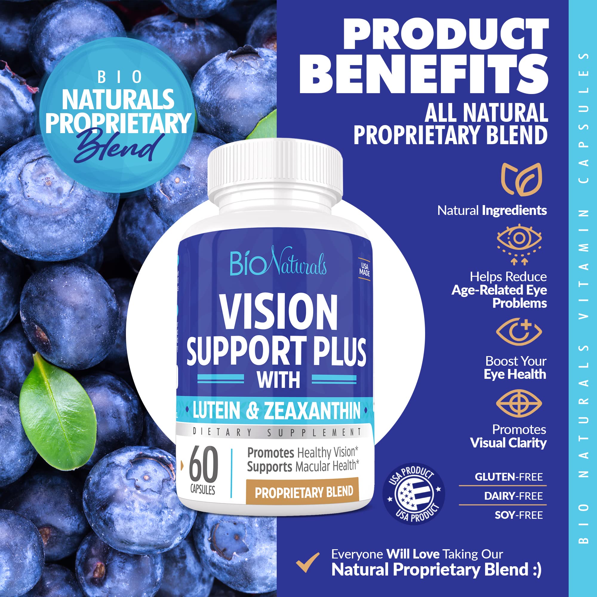 Bio Naturals protección de la retina frente a la fatiga visual diaria.