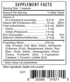 Bio Nutrient TMI yodo-ingrediente clave para la función tiroidea.