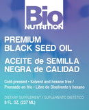 Bio Nutrition Aceite Semilla Negra, bote vertido; formato líquido para consumo.