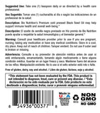 Bio Nutrition Aceite Semilla Negra, etiqueta visible; opción natural para la dieta.