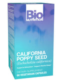 Bio Nutrition amapola de California en bote, cápsulas para relajación natural