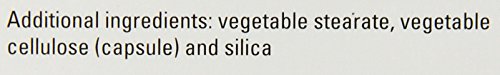 Bio Nutrition Azafrán Vegi-Caps etiqueta de ingredientes sin alérgenos.