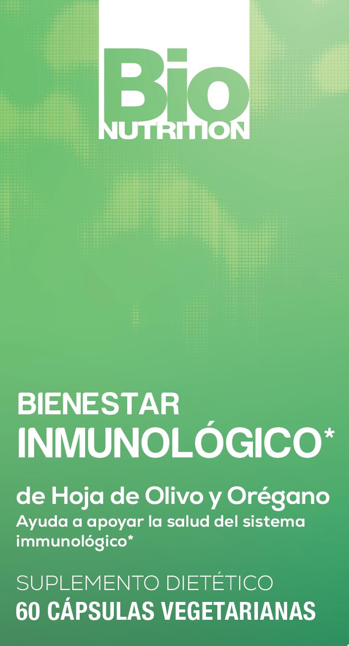 Bio Nutrition Bienestar Inmune cápsulas vegetarianas, formato práctico