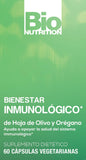 Bio Nutrition Bienestar Inmune cápsulas vegetarianas, formato práctico