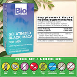 Bio Nutrition: cápsulas de maca negra gelatinizada para mayor vitalidad diaria.