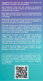 Bio Nutrition etiqueta del producto mostrando pureza y prensado en frío.