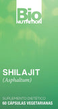 Bio Nutrition Shilajit, 60 cápsulas, opción vegetariana para uso diario.