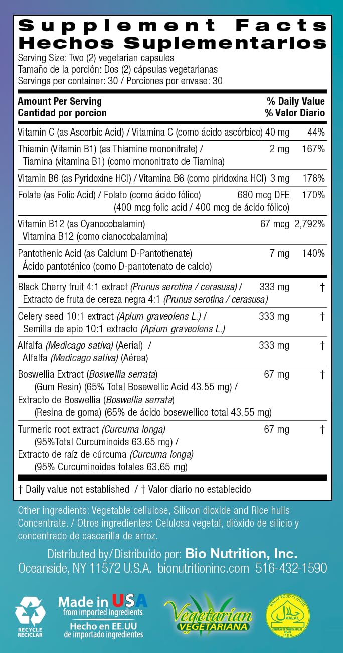 Bio Nutrition Urilow cápsulas vegetales detalle de textura y forma
