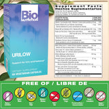 Bio Nutrition Urilow presentacion de caja para almacenamiento cómodo