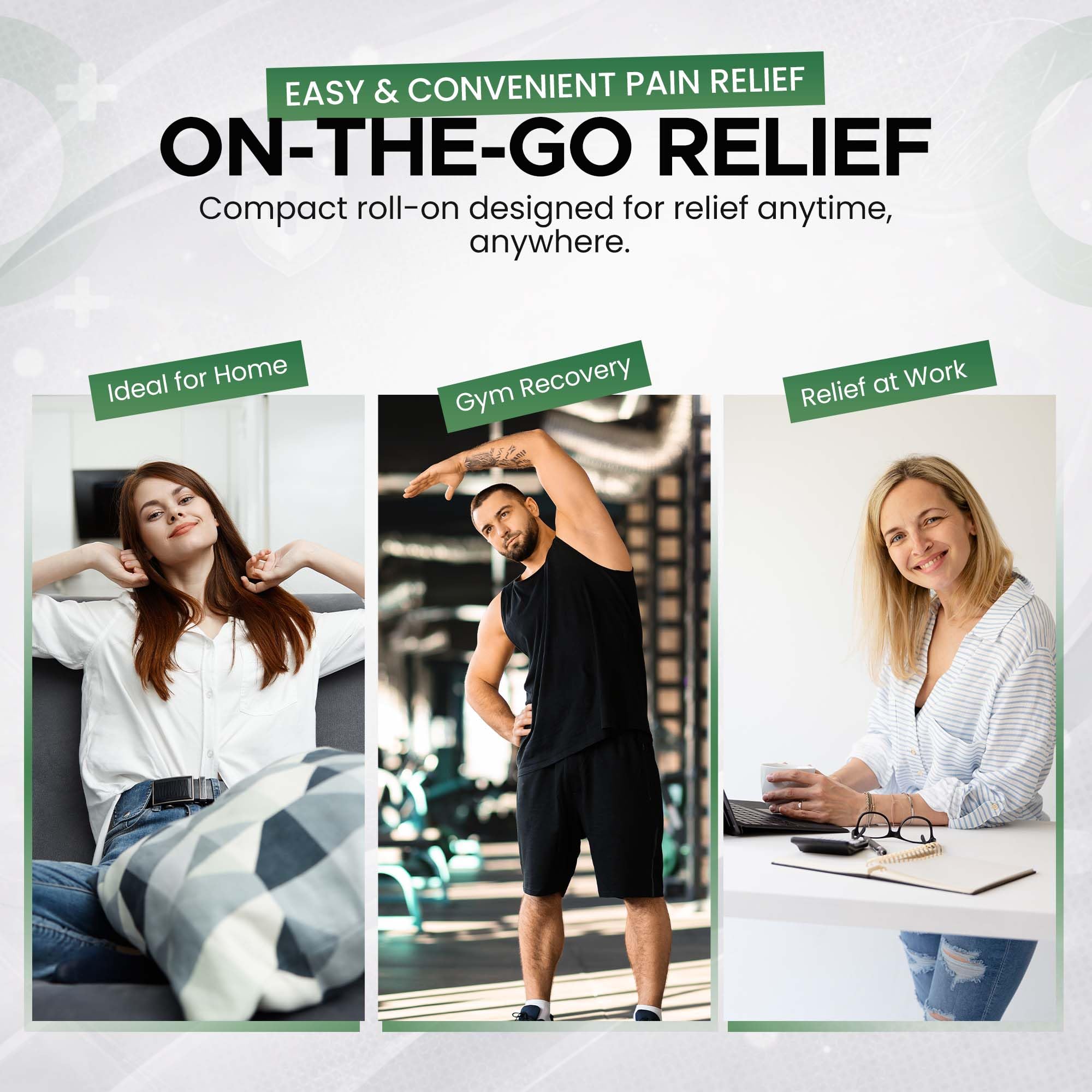 Bio-Relief Roll-On para dolor de rodillas y articulaciones